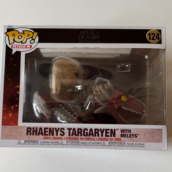 Funko Other - NEW Funko Pop! Rides Deluxe Rhaenys Targaryen with Meleys #124